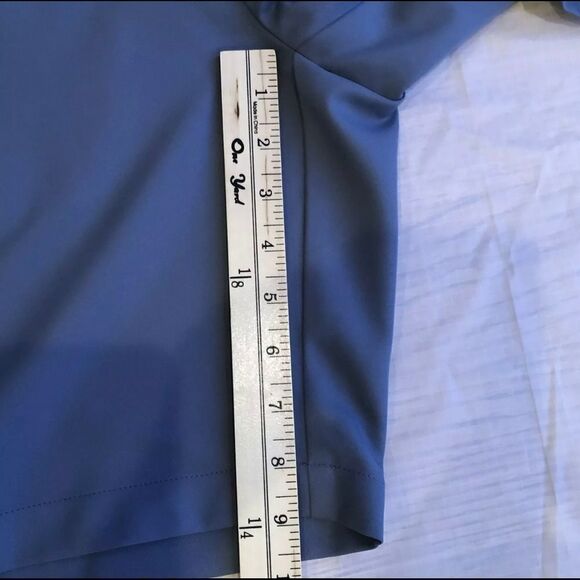 Peter Millar Crown Sport Golf Shorts Blue Polyester Size 42 - Picture 8 of 11